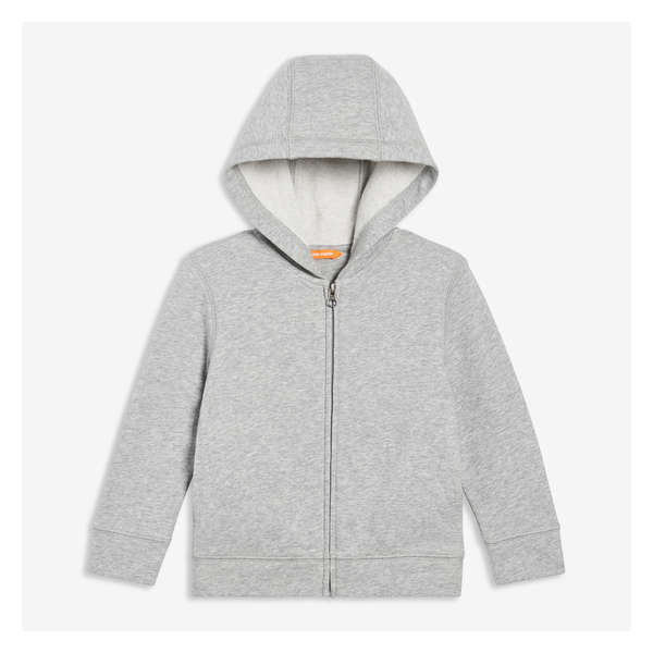 Toddler Boys' French Terry Hoodie - Light Grey Mix